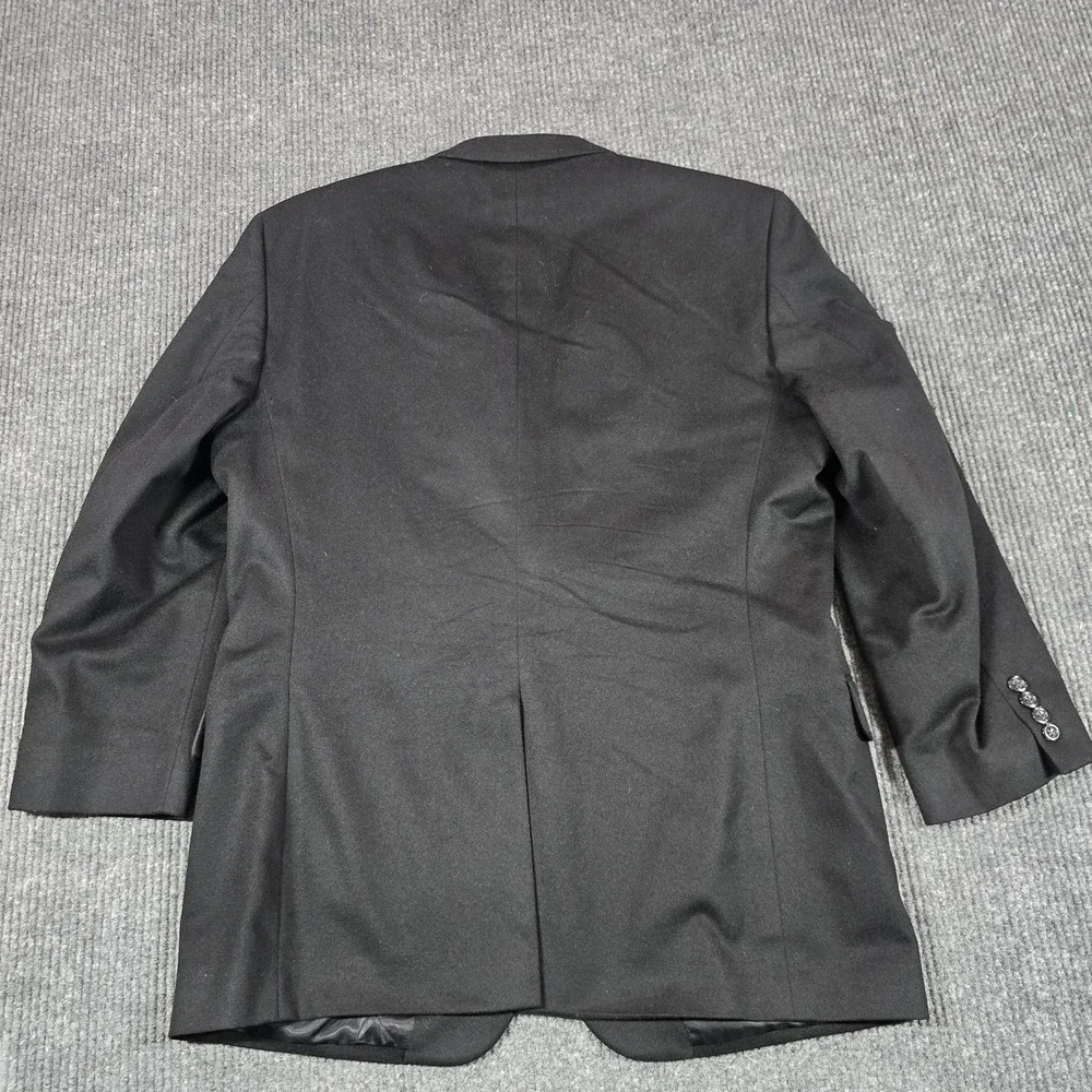 Jos. A. Bank Gordon Blazer‎ Mens 44 Black Cashmere Lined Single-Breasted Coat